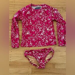 J.Crew Crewcuts Girls Rashguard Swimsuit